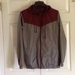 ZINE zip front windbreaker SZ Medium